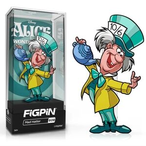 Disney Alice in Wonderland Mad Hatter FiGPiN Classic Enamel Pin #608